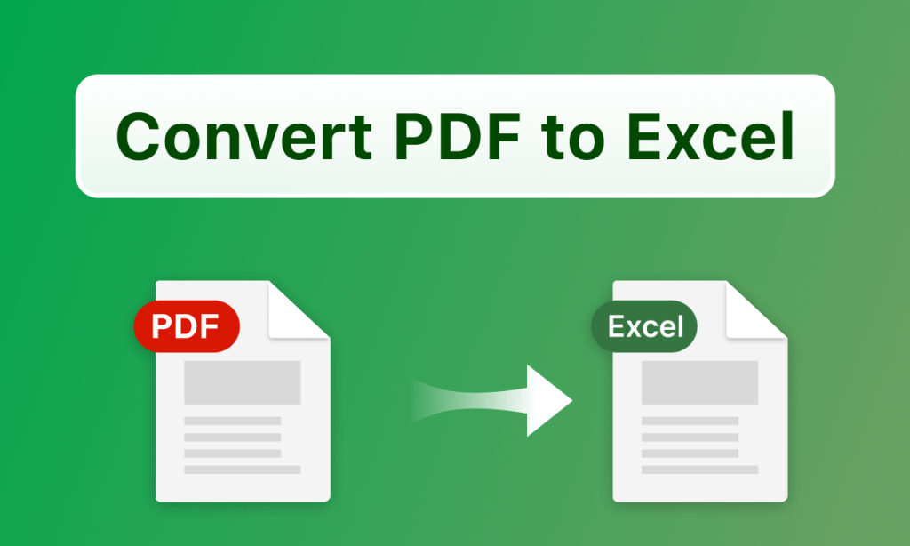 Convert PDF to Excel