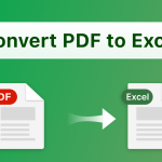 Convert PDF to Excel